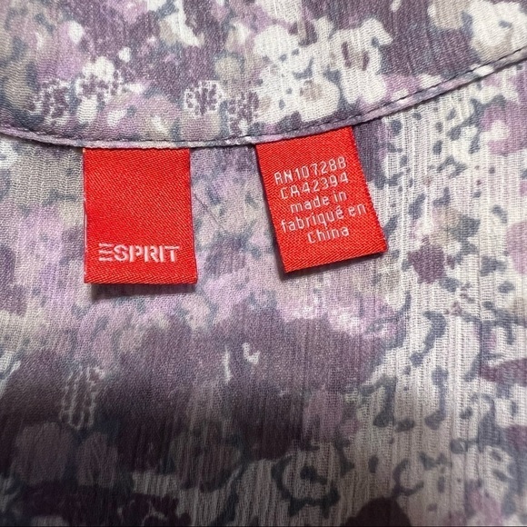 ESPRIT (EUC) Button Front Sleeveless Top Size XXL *See All Measurements** - Picture 8 of 11